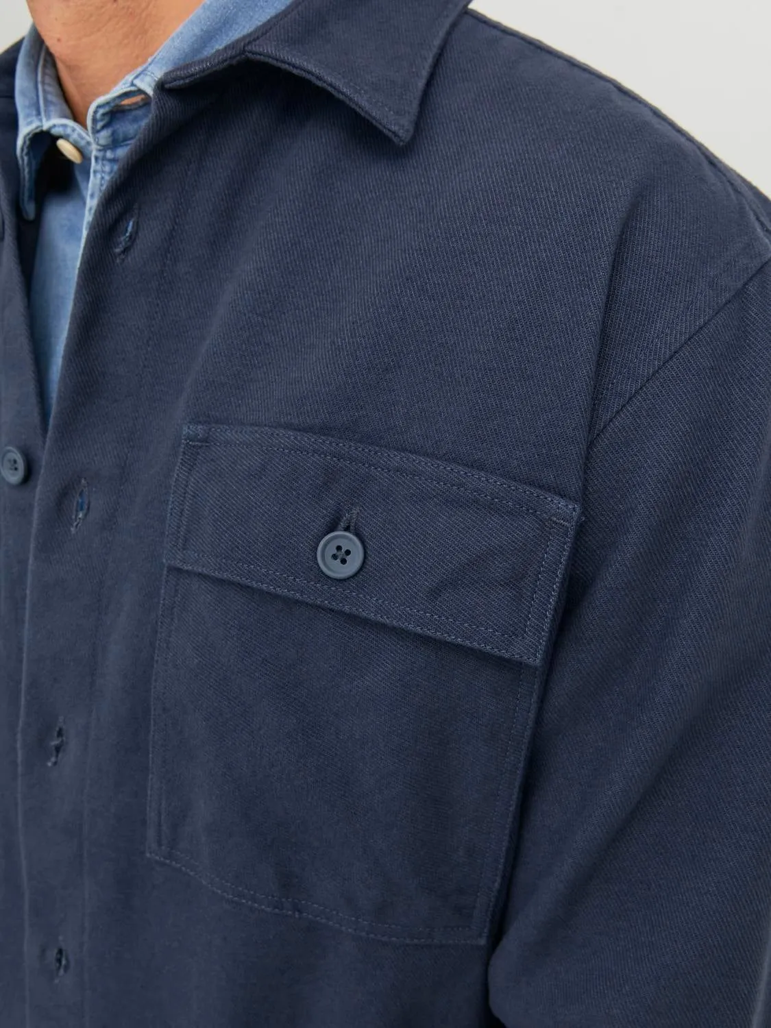 RDD Sobrecamisa Corte wide | Azul intermedio | Jack & Jones®